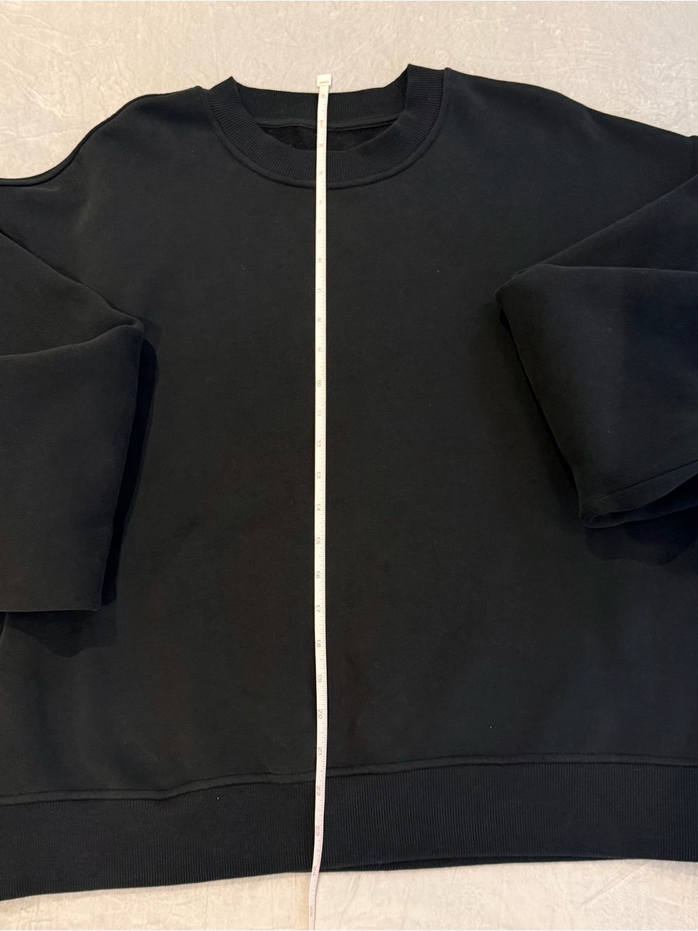 lululemon athletica Black Crew Neck Sweater